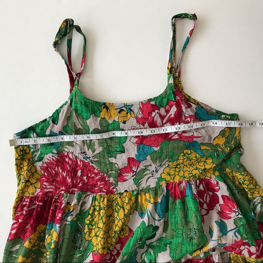 ❌SOLD❌Floral Midi Sundress•Adjustable shoulder straps•Flowy Skirt•Lightweight - Picture 4 of 4